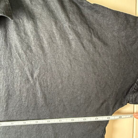 COS Black Oversized Relaxed Linen Dress - Picture 10 of 11